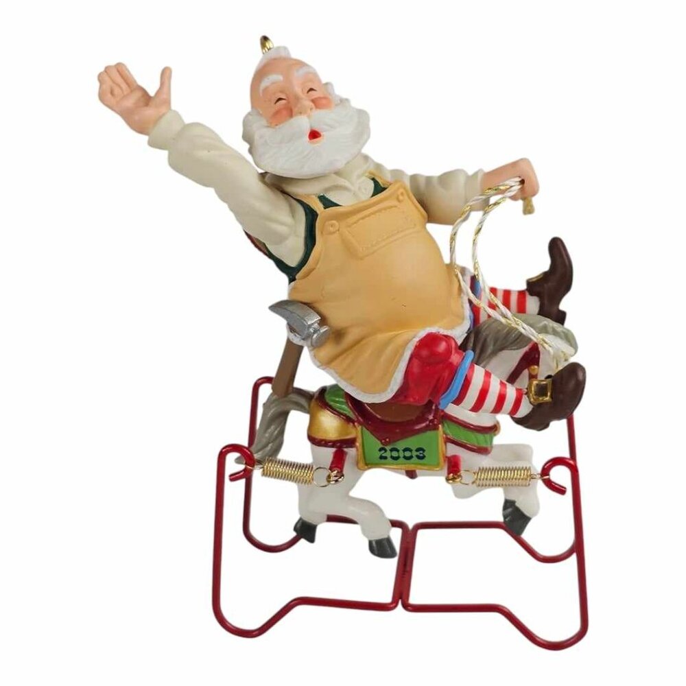 Hallmark Keepsake Christmas Ornament 2003 TOYMAKER SANTA 4th in Series NIB